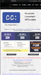 Mobile Screenshot of cctaxprep.com